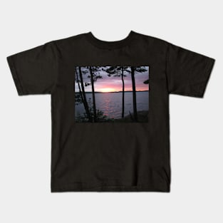 Lake Sunset,-Available As Art Prints-Mugs,Cases,T Shirts,Stickers,etc Kids T-Shirt